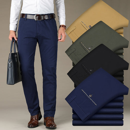 Pantalones Casuales Elásticos para Hombre - Otoño e Invierno