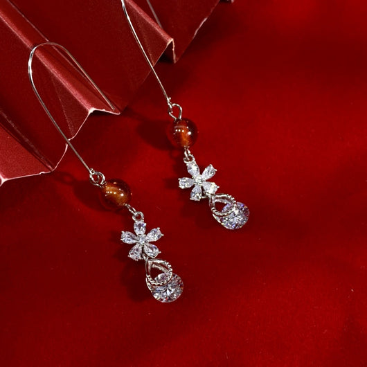 Aretes de Plata con Granado y Flor de Cerezo - Image 9