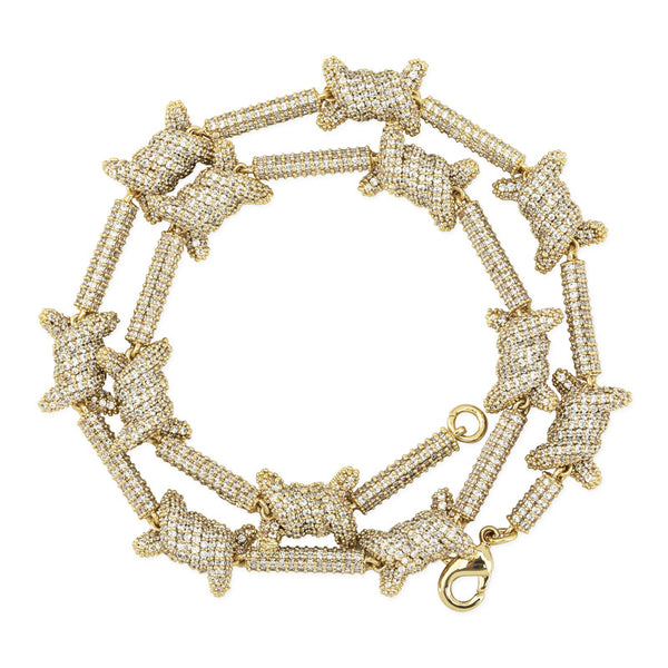 Cadena Cubana con Zirconia: Joya de Personalidad y Brillo - Image 4