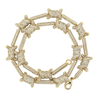 Cadena Cubana con Zirconia: Joya de Personalidad y Brillo - Image 4