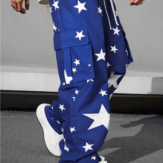 Pantalones de Trabajo Holgados con Cordón Ajustable para Hombre - Image 30