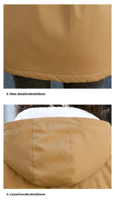 Abrigo Impermeable de Lana de Cordero Forrado en Polar - Diseño Ejecutivo Largo - Image 16
