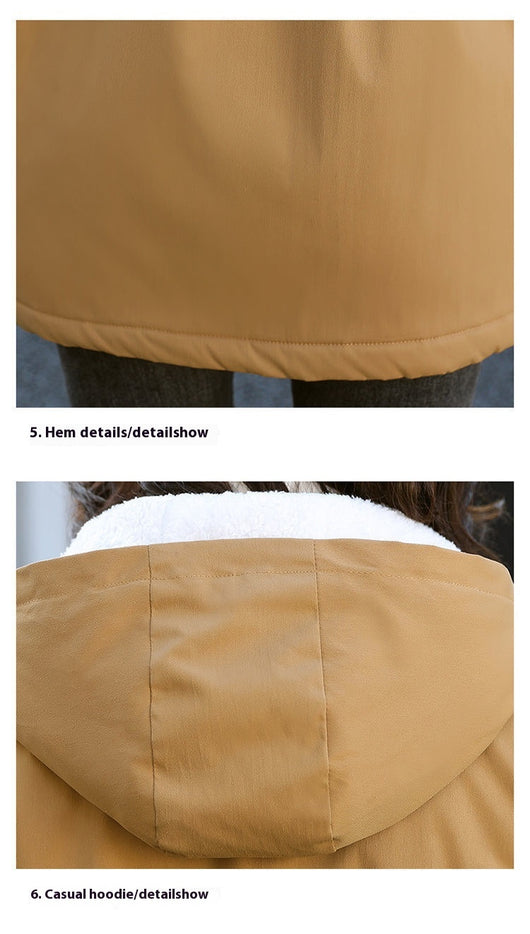 Abrigo Impermeable de Lana de Cordero Forrado en Polar - Diseño Ejecutivo Largo - Image 16