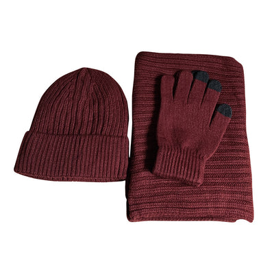 Conjunto de Gorro y Bufanda Tejido Europeo Americano - Image 4