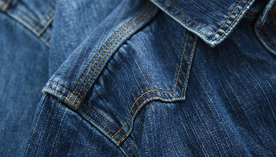 Camisa de Trabajo Denim Grueso Oversized Manga Larga para Hombre - Image 13