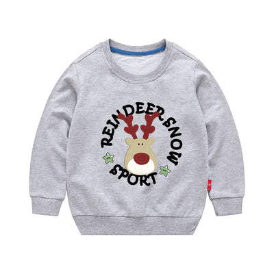 Sudadera Infantil Estilo Coreano Cuello Redondo para Niños - Image 5