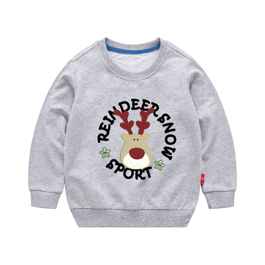 Sudadera Infantil Estilo Coreano Cuello Redondo para Niños - Image 5