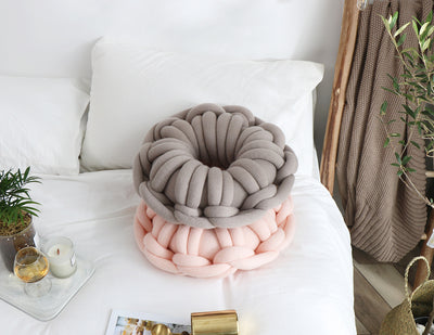 Almohada Anillo Donut para Selfies - Cojín Nudos Decorativo - Image 15