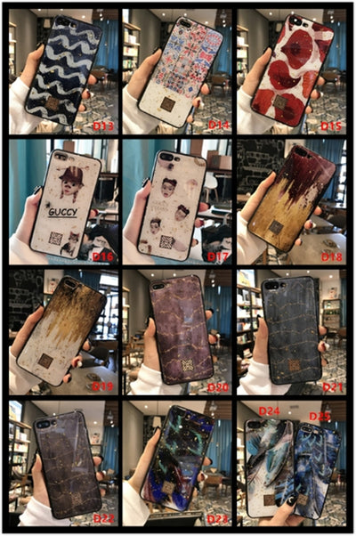 Funda Móvil con Diseño de Rayas Diamante y Onda Puntillada - Image 44