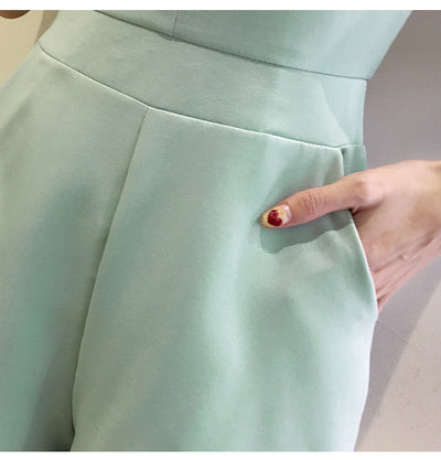 Jumpsuit Corto Cintura Alta Efecto Reductor Casual - Image 14