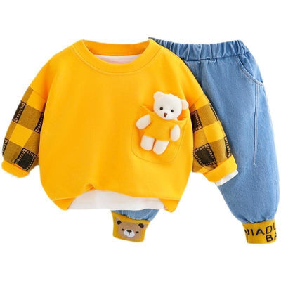Conjunto de Suéter Infantil Trendy de Estilo Internacional - Image 12