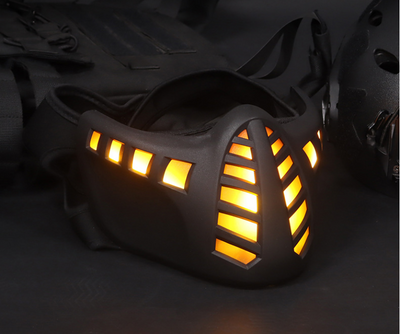 Máscara LED Mitad Rostro Carnaval Halloween - Image 10