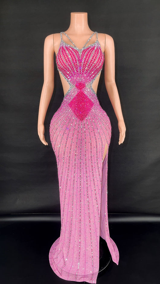 Vestido Bodycon Brillante sin Mangas con Cintura Ajustada para Fiesta y Presentaciones - Image 12