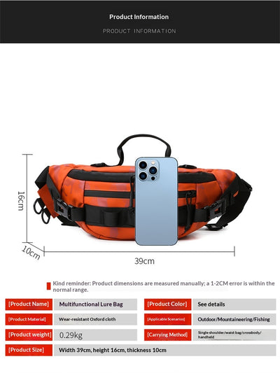 Bolsa Táctica Impermeable Camuflaje para Pesca y Aventura - Image 6