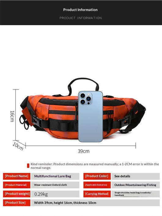 Bolsa Táctica Impermeable Camuflaje para Pesca y Aventura - Image 6