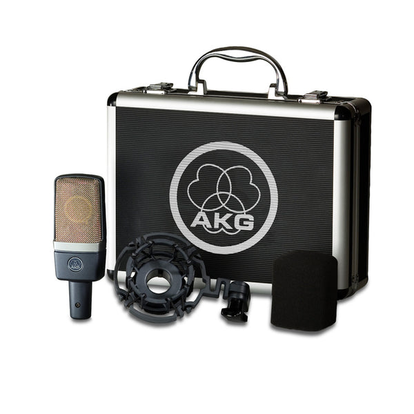Micrófono Condensador Profesional de Diafragma Grande para Karaoke y Grabación