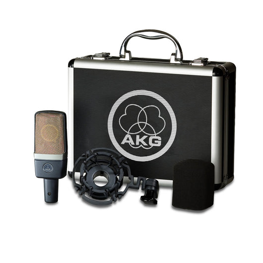 Micrófono Condensador Profesional de Diafragma Grande para Karaoke y Grabación