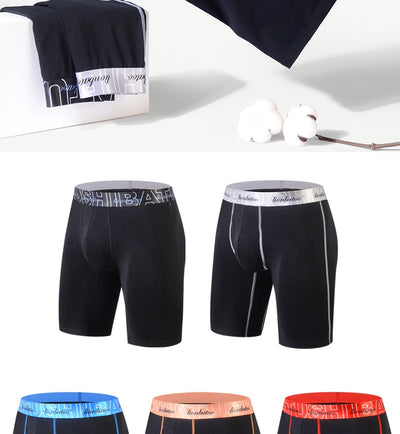 Bóxers Largos de Algodón para Hombre con Protección Anti-fricción - Image 24