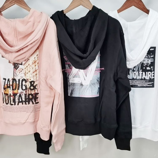 Sudadera Hoodie Suelta con Estampado Digital - Image 8