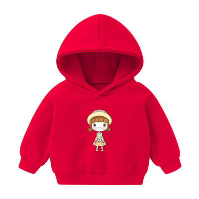 Sudadera Infantil con Capucha Forrada en Polar - Diseño Cartoon para Otoño e Invierno - Image 13