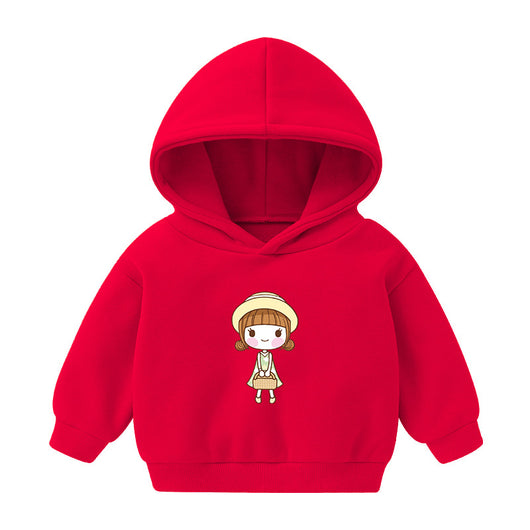 Sudadera Infantil con Capucha Forrada en Polar - Diseño Cartoon para Otoño e Invierno - Image 13