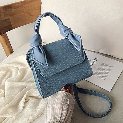 Bolso Cuadrado Portátil con Patrón de Piedra - Image 3