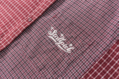 Camisa de Cuadros Patchwork para Hombre - Image 14
