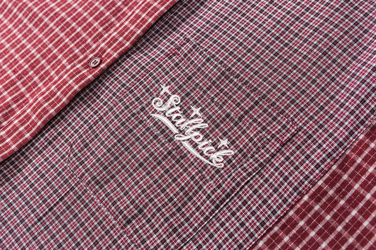 Camisa de Cuadros Patchwork para Hombre - Image 14