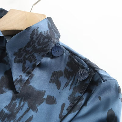 Blusa Manga Larga Estampada con Control de Cintura - Image 6