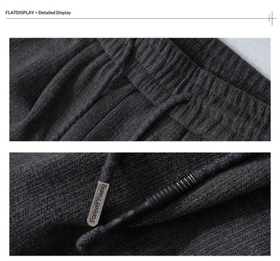 Pantalones Casuales Holgados con Cordón Ajustable y Forro Polar - Image 12