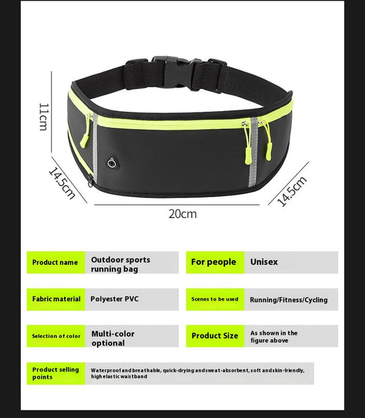 Bolsa Deportiva Impermeable de Gran Capacidad para Cintura - Ideal para Correr y Entrenamientos - Image 20