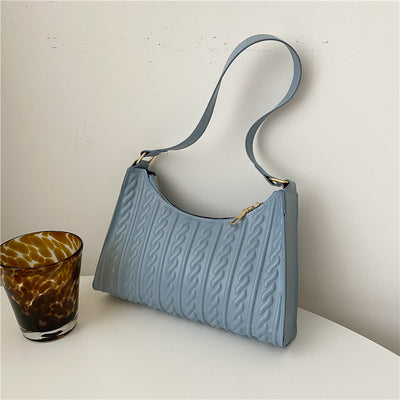 Bolsa Tote de Hombro en Colores Sólidos para Mujer - Image 6