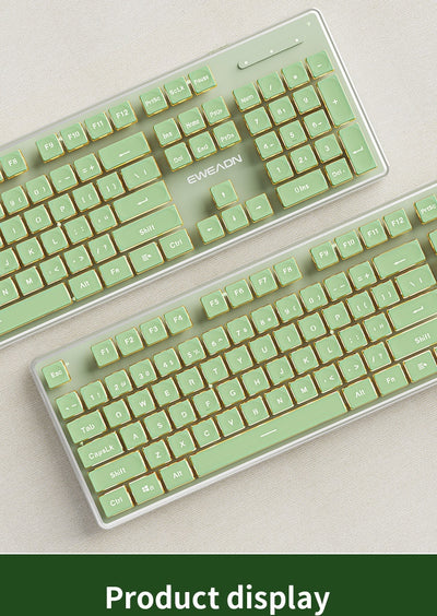Kit Teclado y Ratón Inalámbrico Mecánico Bluetooth - Diseño Elegante para Oficina - Image 41