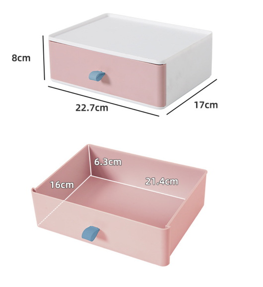 Organizador de Cosméticos con Cajones - Caja de Almacenamiento Plástica - Image 6