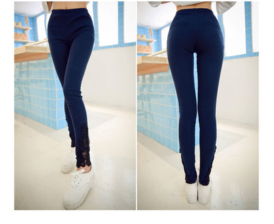 Leggins Reductores con Encaje Lateral Triangular - Image 17