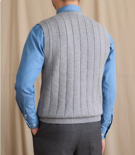 Chaleco Tejido Slim Fit Casual para Hombre - Image 11