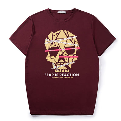 Playera de Calavera Summer Tide para Hombre - Manga Corta - Image 6