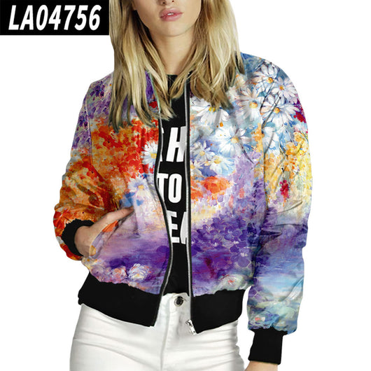 Uniforme de Béisbol para Mujer con Cuello Alzado y Estampado Floral - Image 13