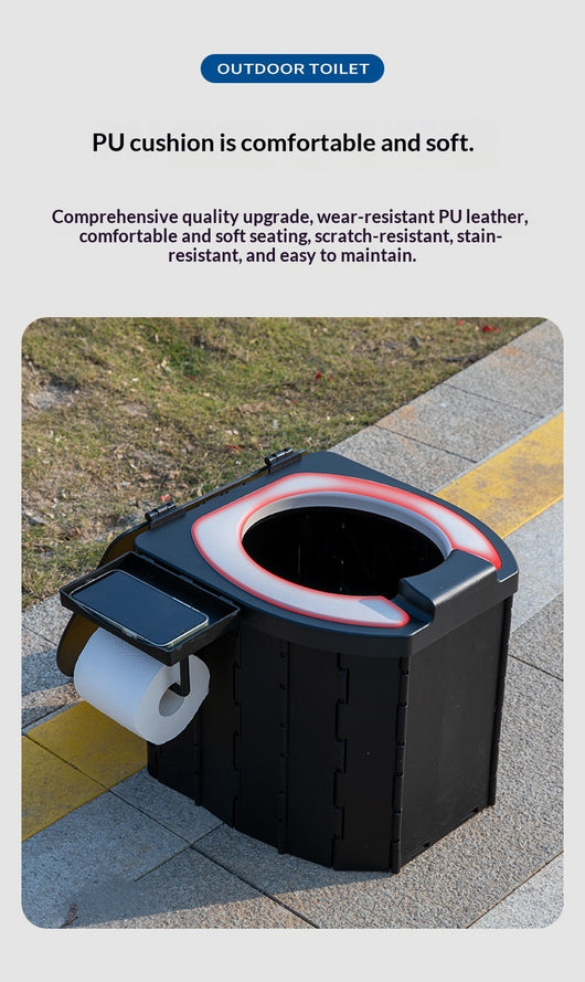 Silla Cómoda Portátil Plegable con Cubierta PU - Image 15