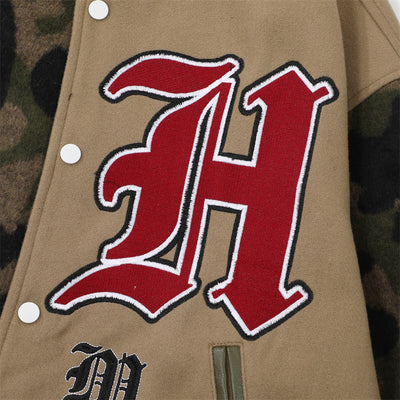 Uniforme de Béisbol Camuflaje Patchwork para Hombre - Image 9