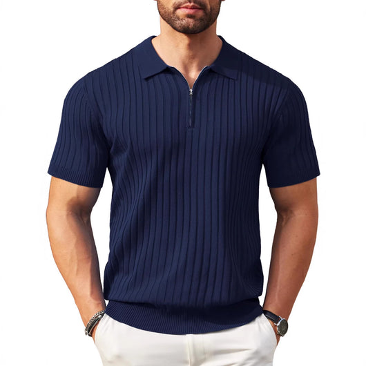 Polo Deportivo Hombre Manga Corta con Cierre - Estilo Golf Casual - Image 4