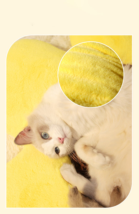 Nido Redondo Floral para Gatos - Cama Térmica Acogedora Todo Clima - Image 8
