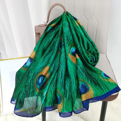 Pañuelo de Seda Coreano Versátil para Mujer - Image 28