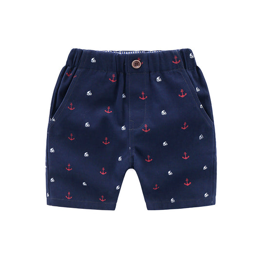 Pantalones Cortos Infantiles Estampado Casual para Playa - Image 6