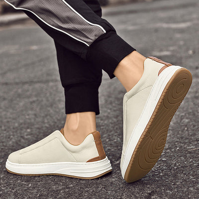 Zapatos Casuales de Cuero Genuino Nobuk - Slip-on Cómodos - Image 4