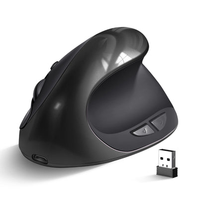 Ratón Inalámbrico Ergonómico Vertical de Tres Generaciones con Carga Inductiva - Image 8