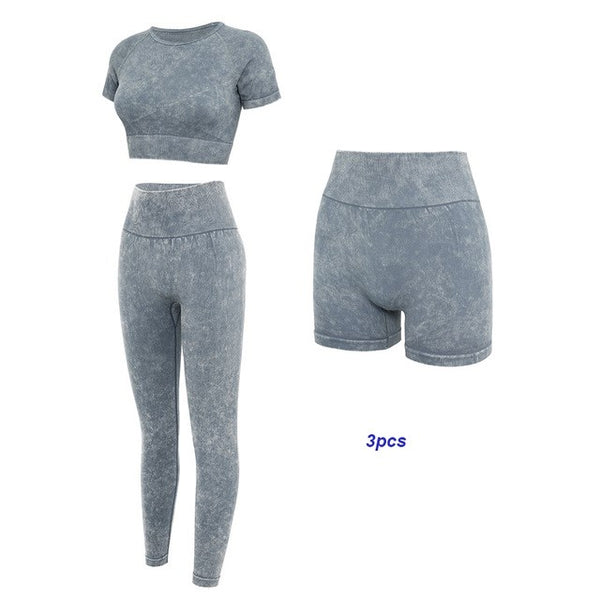 Conjunto Deportivo Yoga Mujer Seamless - Pantalón y Top Fashion
