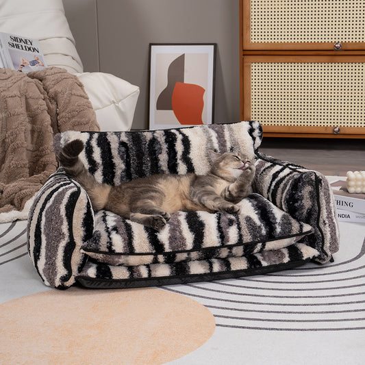 Sofá para Mascotas con Funda Removible y Lavable