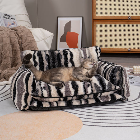 Sofá para Mascotas con Funda Removible y Lavable