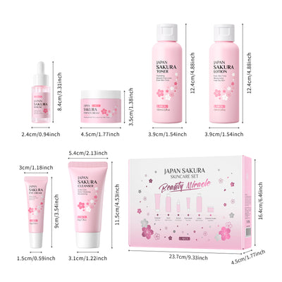 Set Completo Cuidado Facial Flor de Cerezo - Limpieza y Luminosidad 6 Piezas - Image 4
